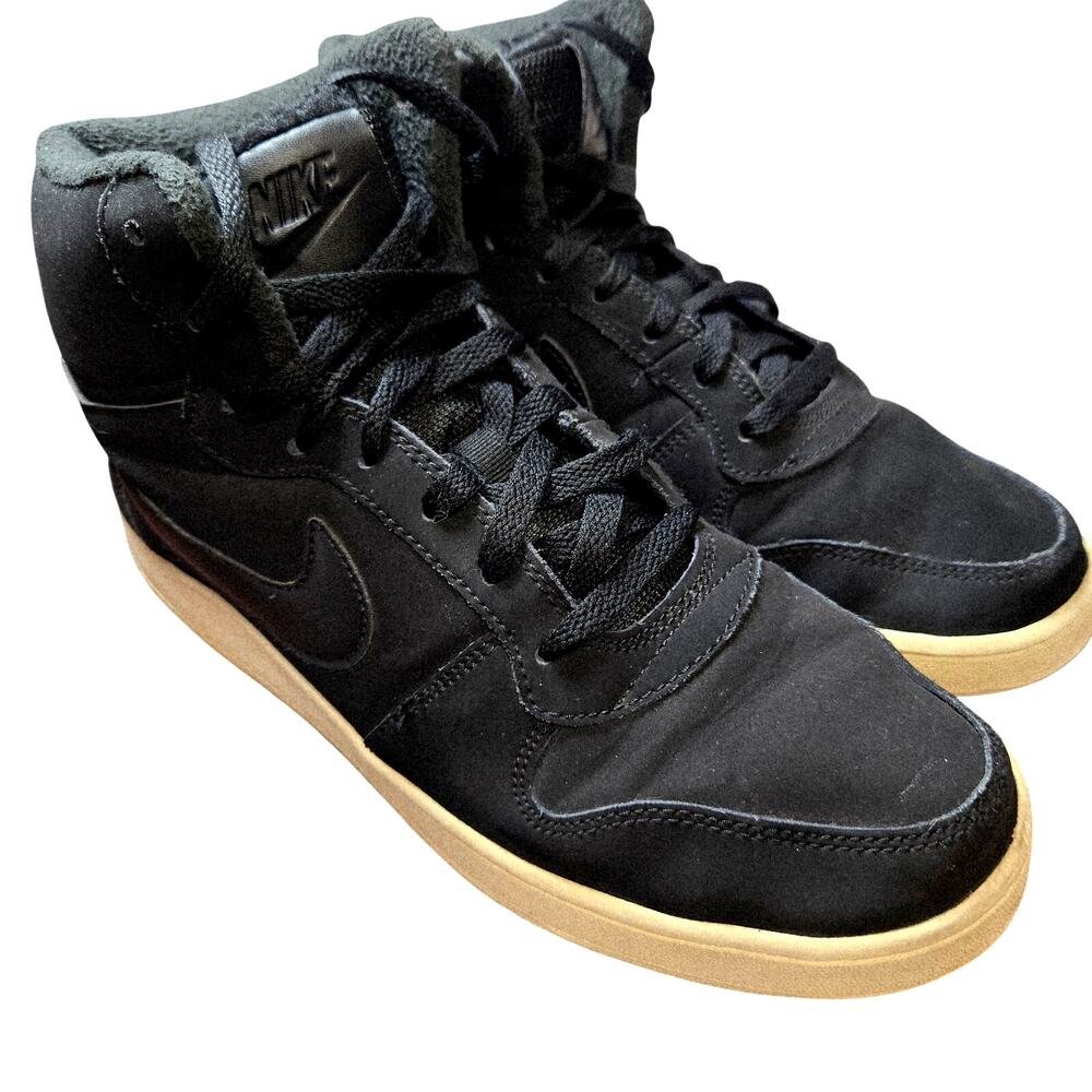 Nike Ebernon 10.5 Black Basket Ball Men's Tennis Shoes Athletic Sneakers 10 1/2